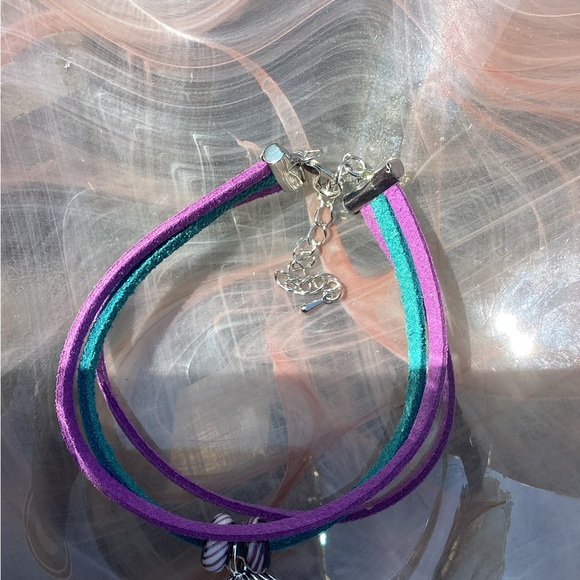 Simple air balloon suede leather bracelet - Picture 2 of 2